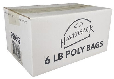 6LB CLEAR POLY BAGS